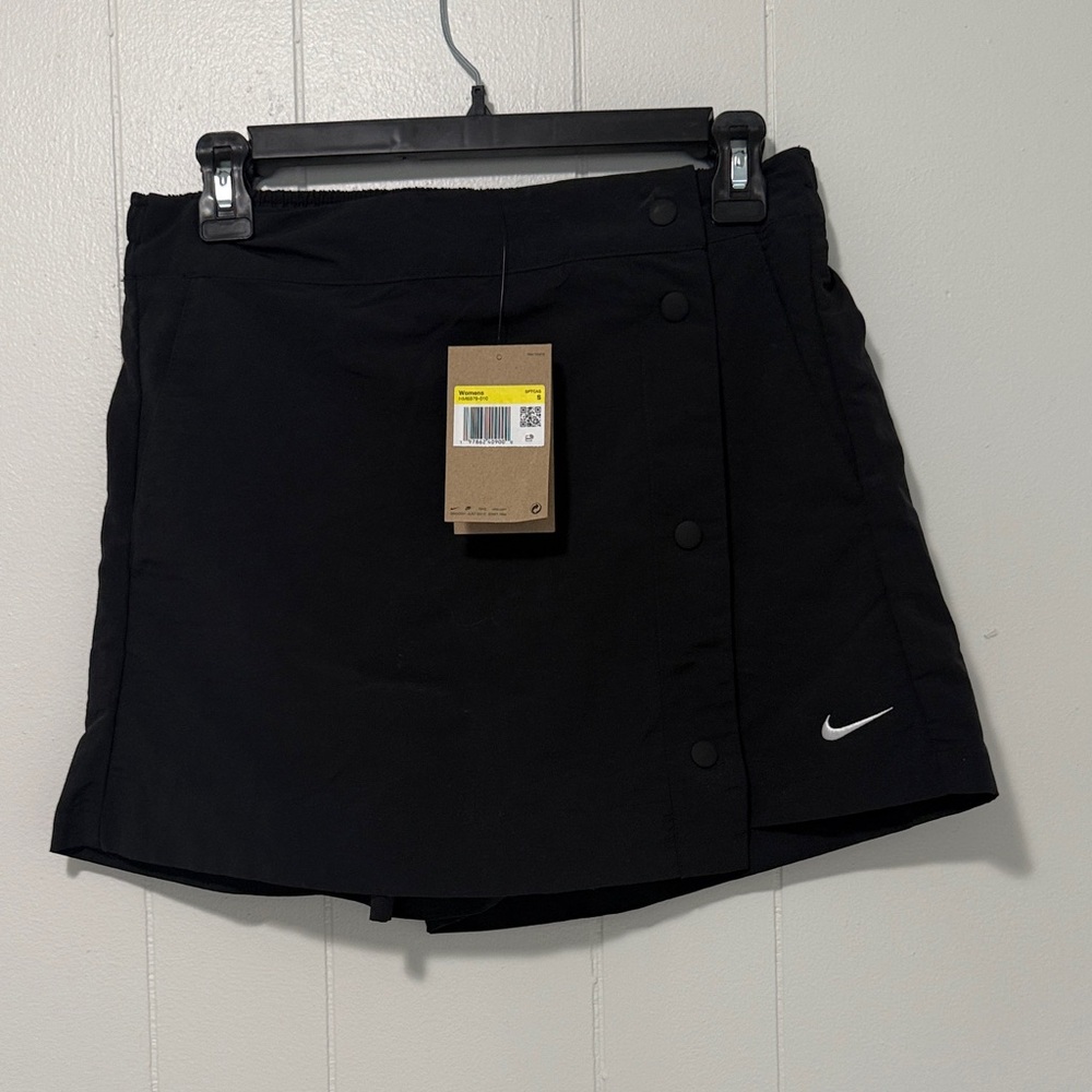 Nike Women's Black Skort with Button Detail